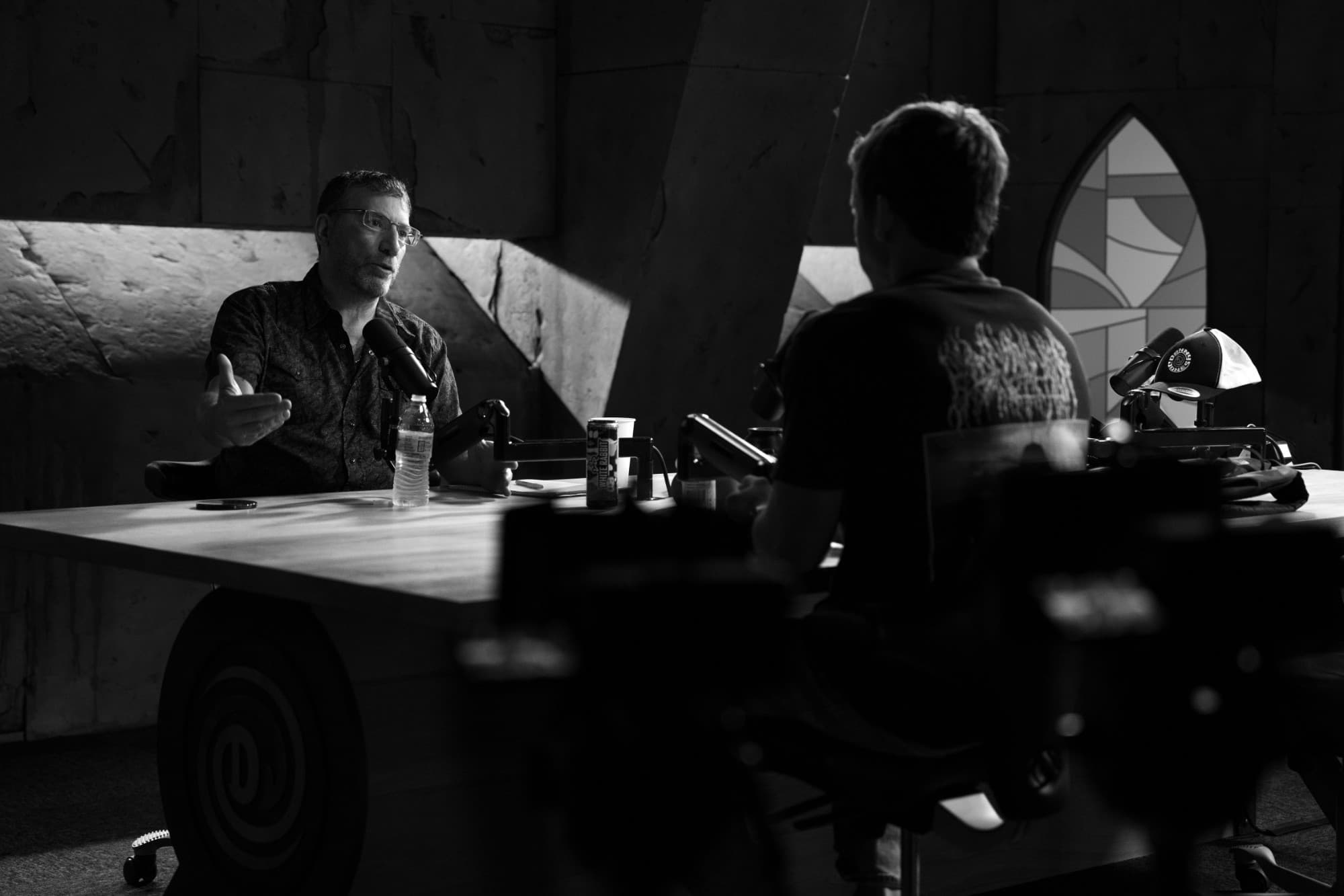 A conversation in the Danny Jones Podcast studio